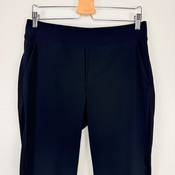 Athleta Brooklyn Ankle Pants Black Womens 6 Athletic Pull On Pockets Lightweight - Picture 3 of 16